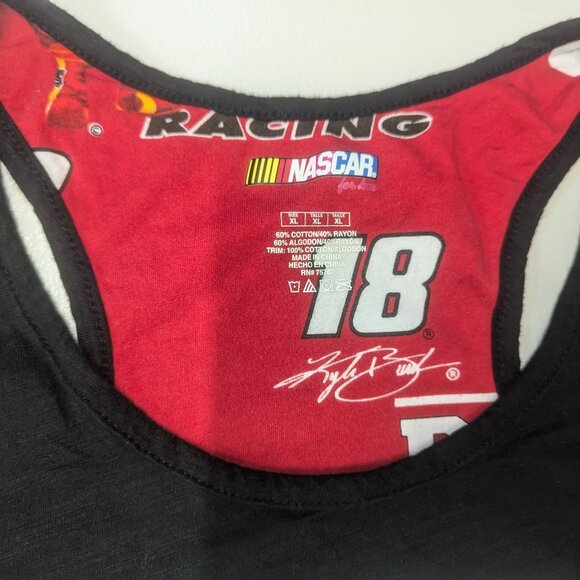 Nascar Size XL Kyle Busch Tank Black/M & M - Picture 3 of 11